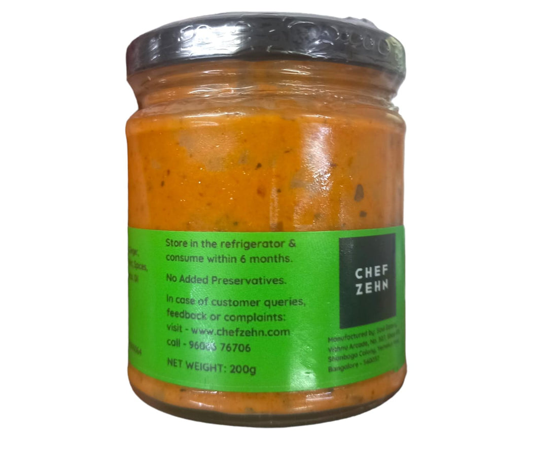 Mexican Chipotle | Cold Pressed Oil – Vegan, No Added Flavors, Colors, Thickener & No Emulsifiers And Stabilisers - CHEF ZEHN - 200gm