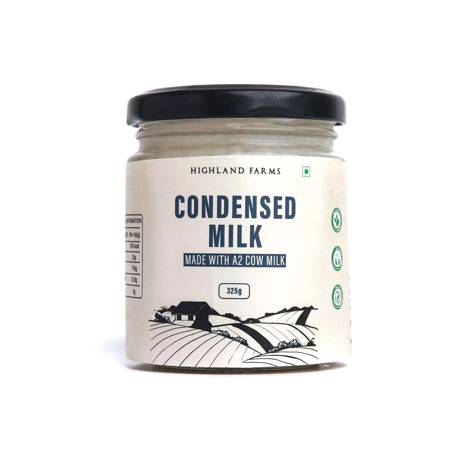 Milk | Condensed (Made With A2 Cow Milk) - Highland Farms – 325gm