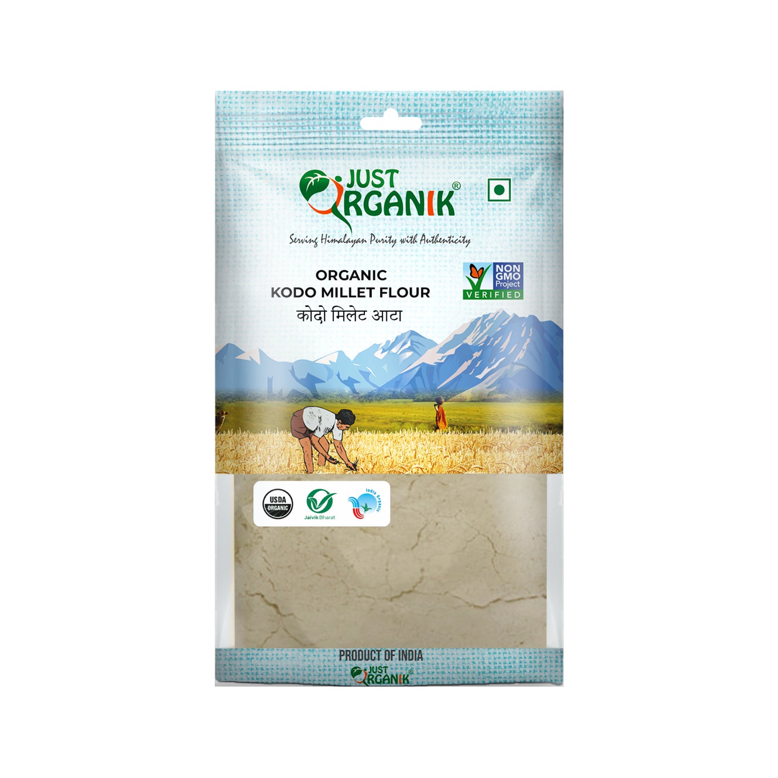 Millet Flour | Kodo - USDA Organic - Just Organik - 500gm