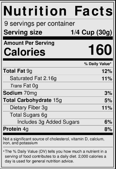 Millet Maverick - Granola - Vegan, Gluten Free & Zero Processed Sugar - The Nibble Box - 250gm