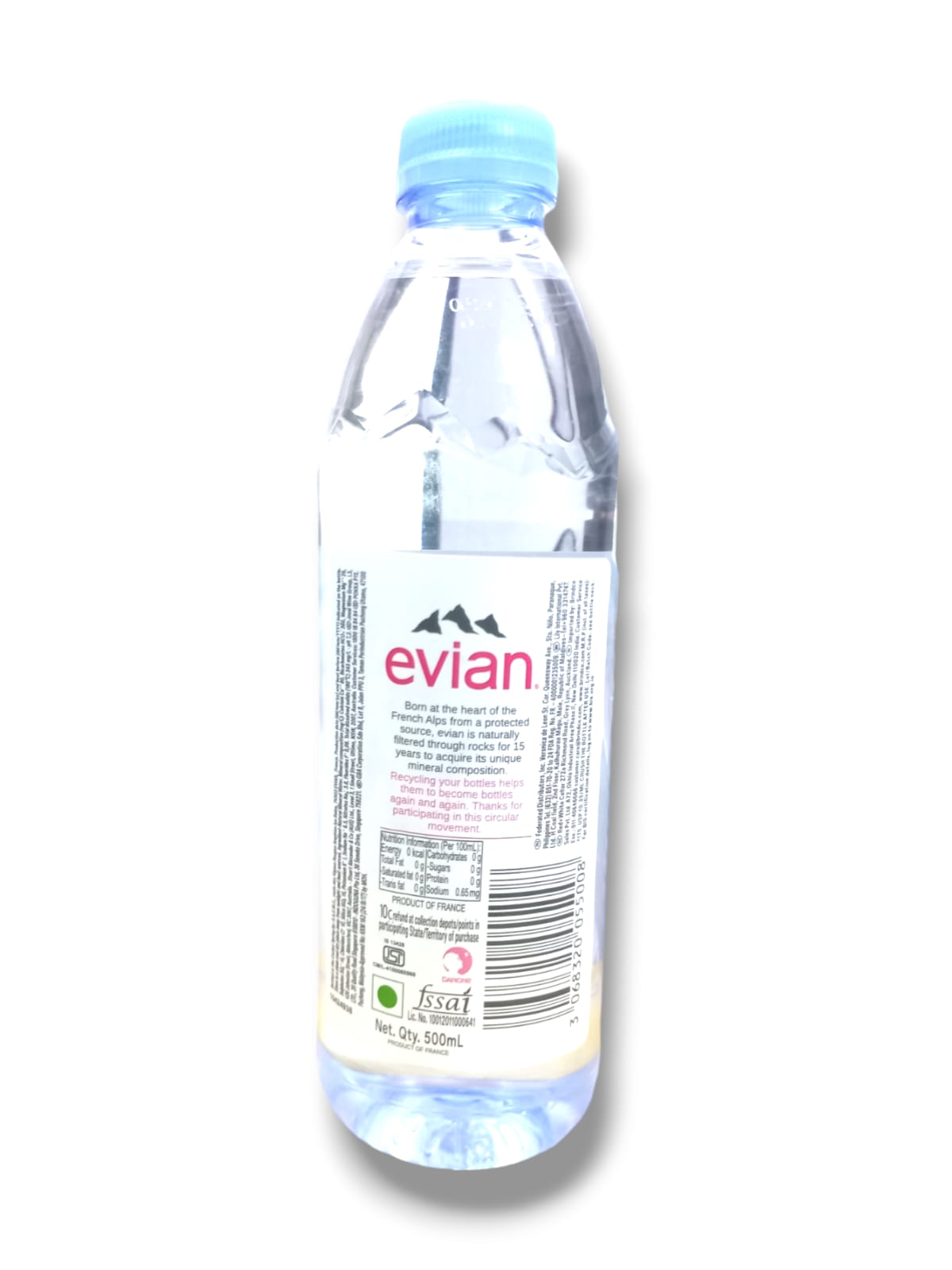 Mineral Water | Natural - Evian - (500ml) - Box Of 24