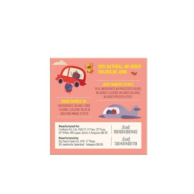 Mini Oaty Bites | Nuts And Berries - Natural - No Added Flavors & No Added Preservatives - Timios - 120gm