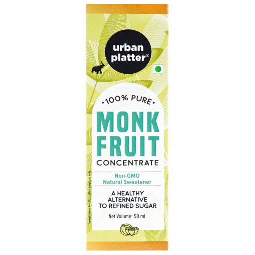 Monk Fruit Juice | (Concentrate) - Pure - Natural Sweetners - A Healthy Alternative To Refined Sugar - Non Gmo - Urban Platter – 50ml