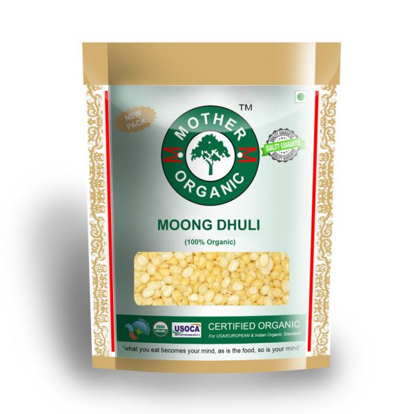 Moong Dhuli - Mother Organic - 500gm