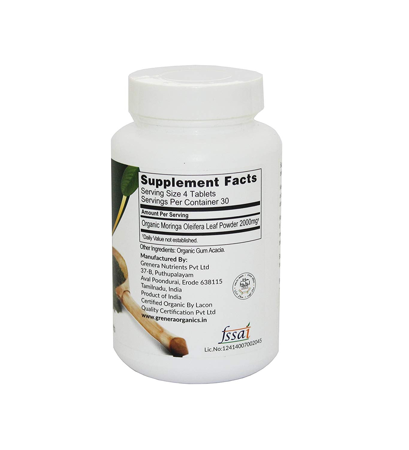 Moringa Tablets – 500mg - Grenera – 120Tablets
