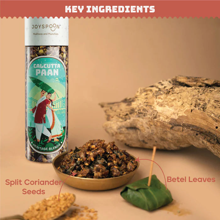 Mouth Freshener | Heritage Blends (Calcutta Paan) - No Supari, No Preservatives & No Artificial Flavour - Joyspoon - 100gm