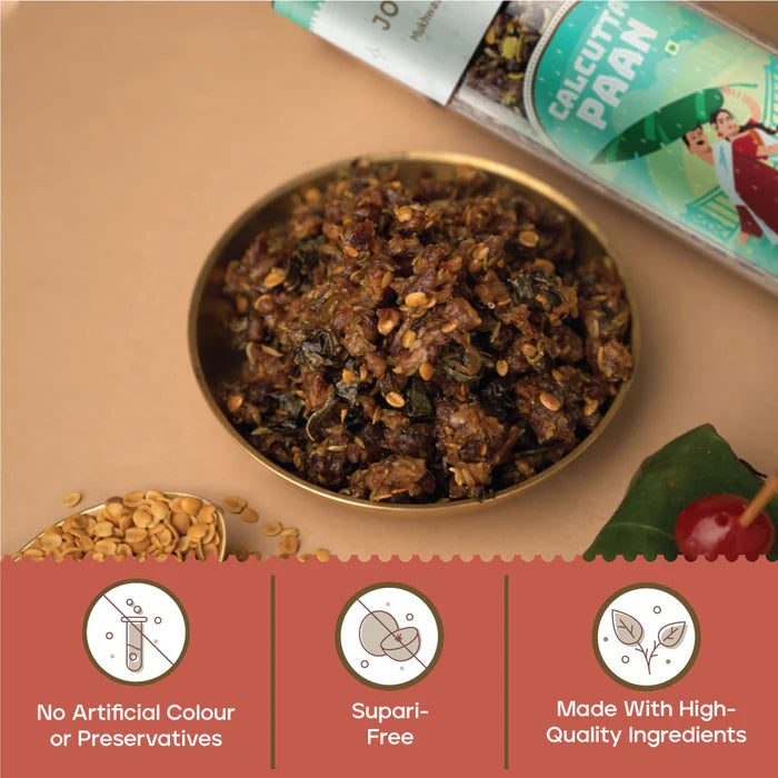 Mouth Freshener | Heritage Blends (Calcutta Paan) - No Supari, No Preservatives & No Artificial Flavour - Joyspoon - 100gm