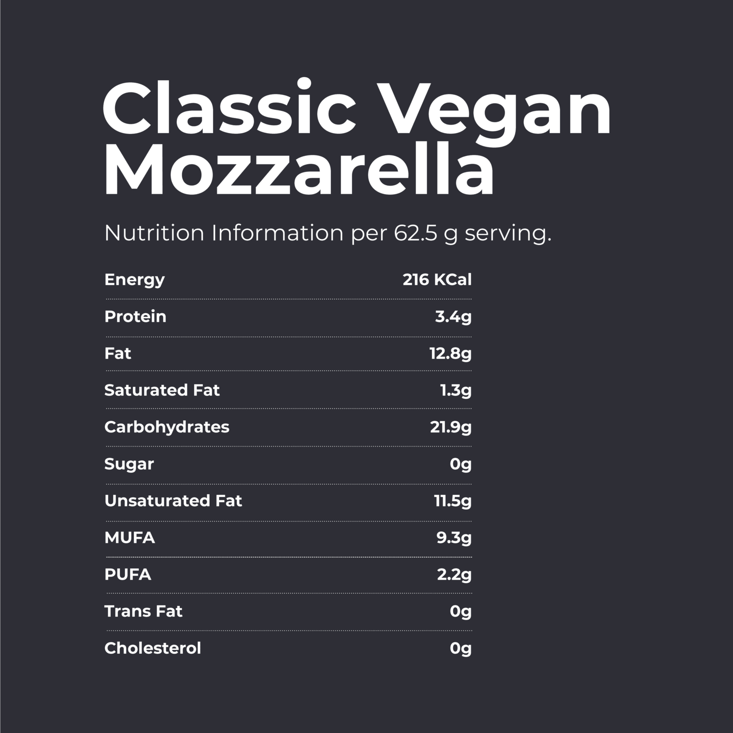Mozzarella Cheese | Angelo - Classic - Plant Based - Vegan, Gluten Free, Soy Free, Dairy Free, Trans Fat Free & No Added Sugar – One Good Veganarke – 225gm