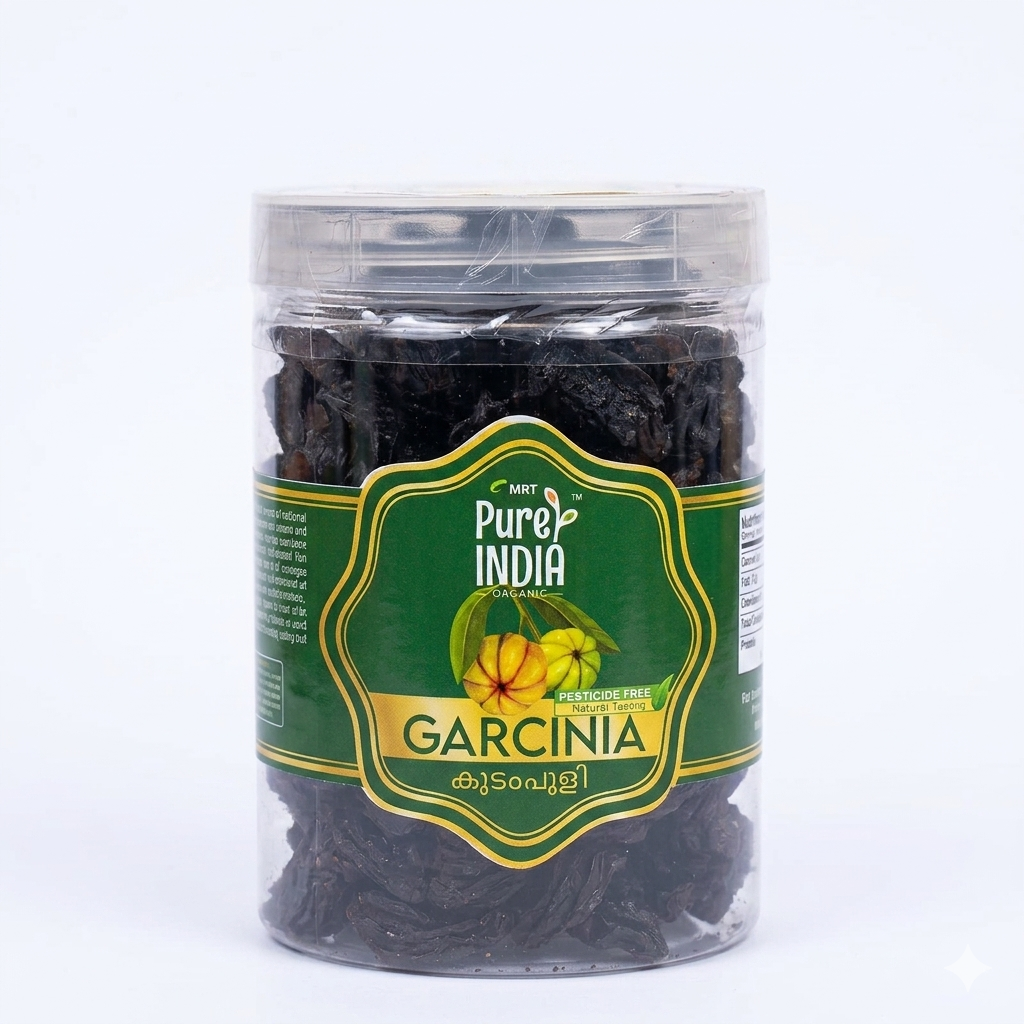 Garcinia | Kudampuli (GARCINIA) Organic- Kokum - Natural Farming -Pesticide Free - MRT Organic - 200gm