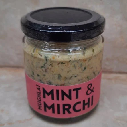 Mughlai Mint & Mirchi | Made With Cold Pressed Oil & Rice Bran Oil - No Added Flavors, Colors, Thickener & No Emulsifiers And Stabilisers – CHEF ZEHN – 200gm