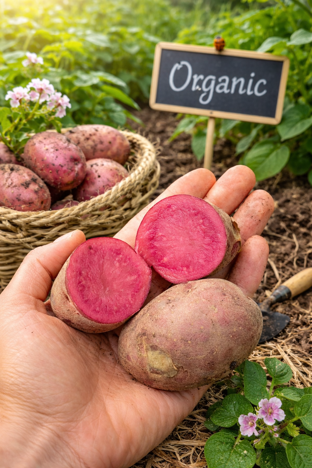 Potatoes | Mulberry Purple Potatoes -100% Naturally Grown in Farrukhabad - Exotic Gourmet Potato - Organically Grown