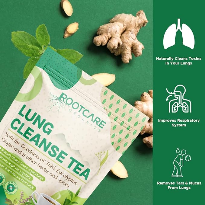 Tea | Mullein Tea For Lung Detox Cleanse – Naturally Grown- Ayurvedic Herbal Tea – No Added Sugar & No Added Preservatives – Root Care – 100gm