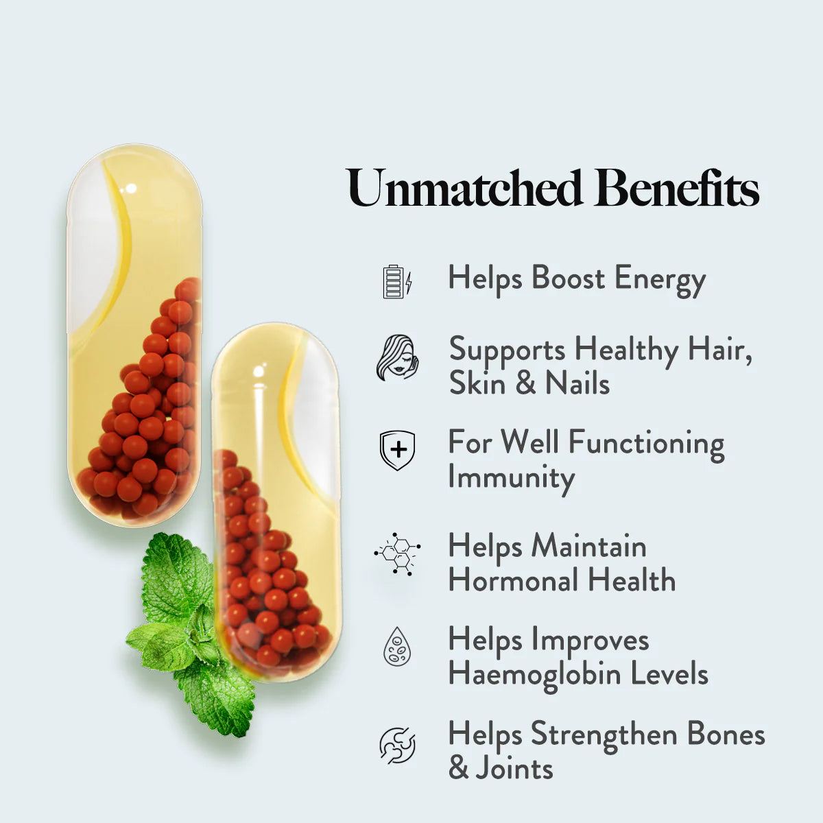 Multi + Omega For Her | Slow - Multi + Omega For Her - 22 Essential Nutrients For Energy, Beauty & PMS Support - No Wheat & Non GMO – Wellbeing Nutrition – 60 Capsules