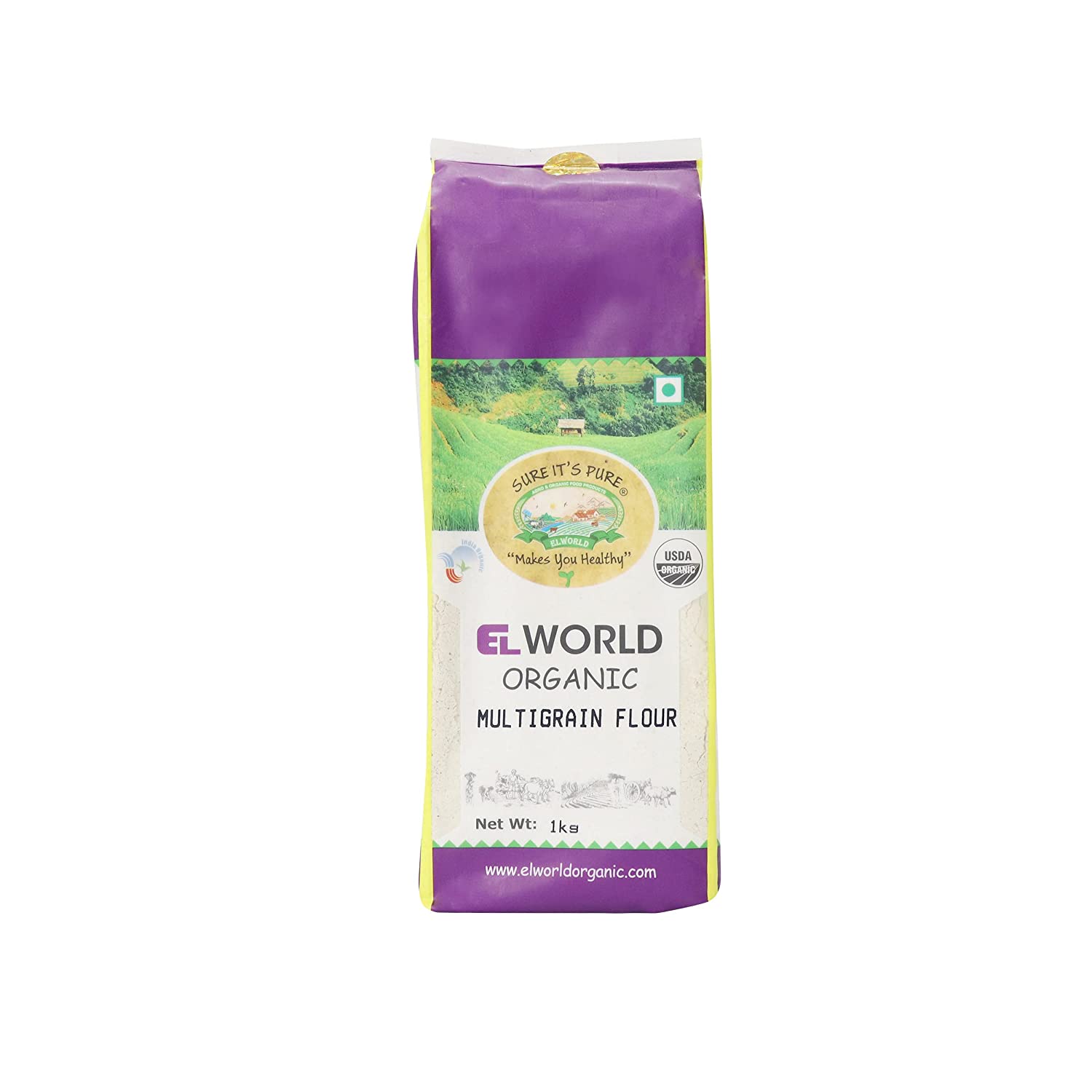 Multigrain Flour - Elworld Organic - 1kg