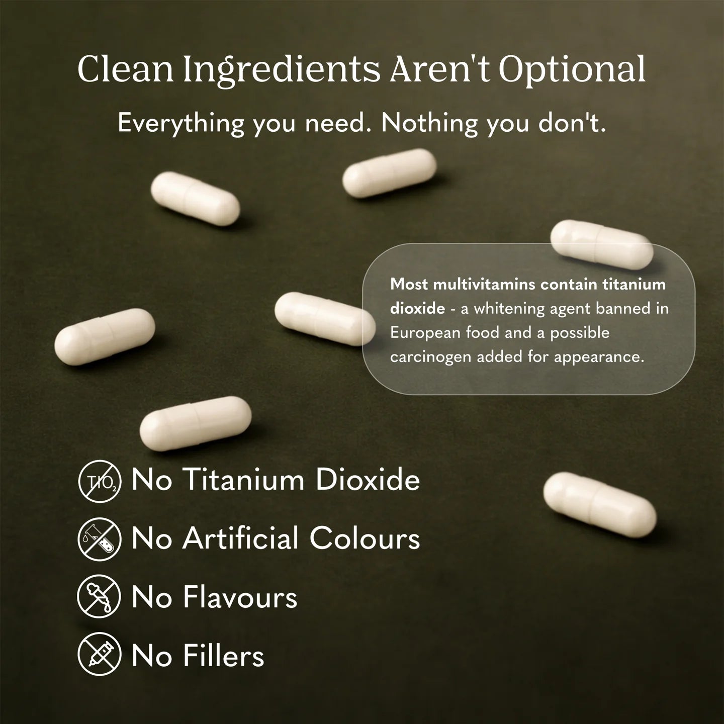 Multi + Herbs | Evidence-Based Daily Essentials-Boosts Energy, Supports Immunity, Strengthens Bones & Joints-Vegan - Clinically Proven Ingredients-Zero Gram Sugar, No Artificial Sweeteners -Light Years Health - 20 Capsules