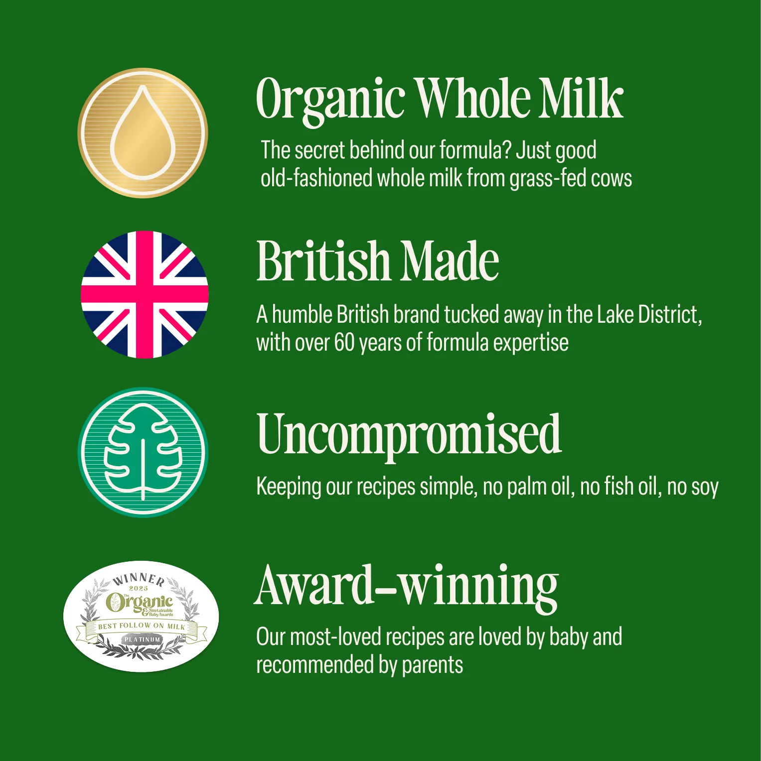 Milk Powder | Organic Toddler Milk - Follow On Milk - Organic Whole Milk from Grass-fed British family farms - Vegetarian Friendly, No Palm Oil & No Fish Oil - kendamil - 800gm