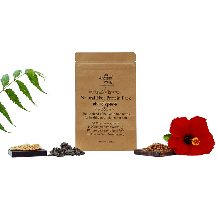 Hair Pack | Natural Hair Protein Pack - Ancient Living - 100gm