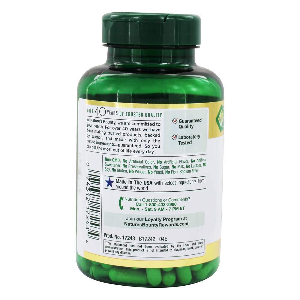 Ginkgo Biloba | 60mg - Herbal Health - Supports Healthy Brain Function & Circulation - Gluten Free, No Artificial Flavor, Sugar Free, Dairy Free, No Soy & Sodium Free - Nature&