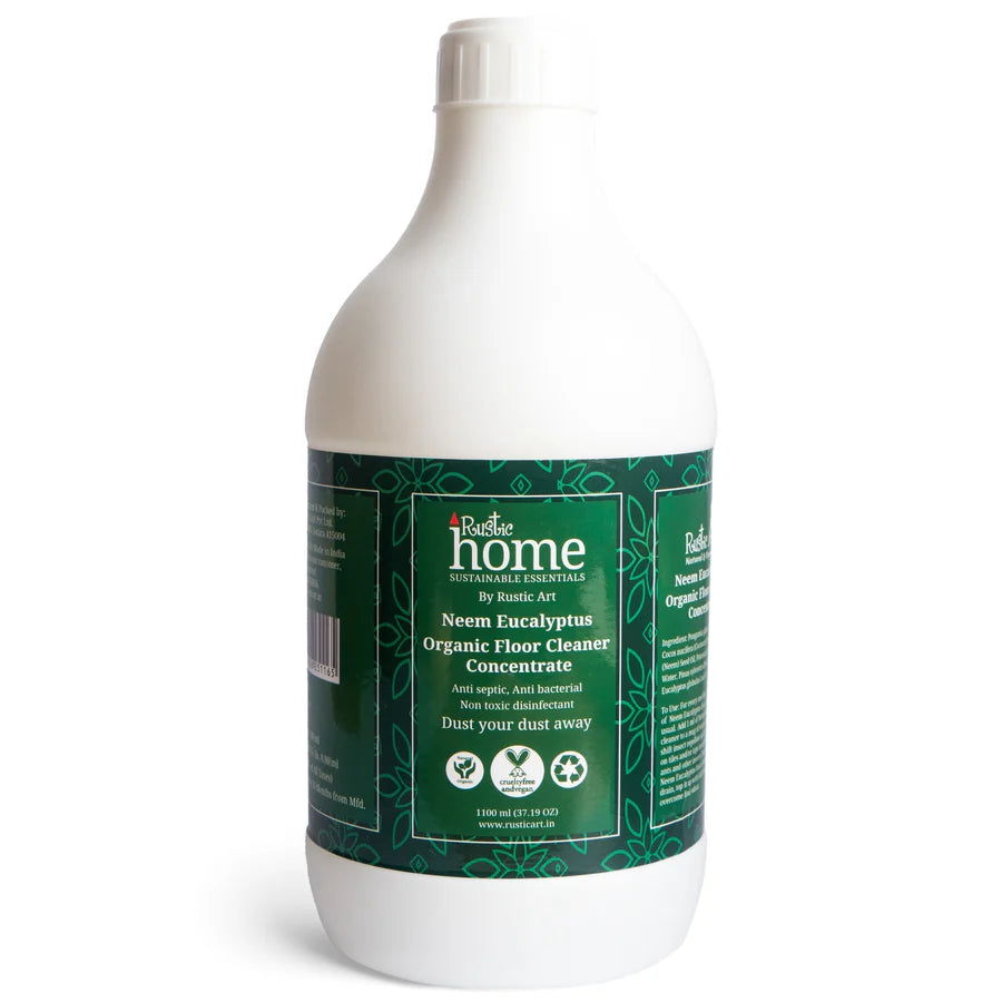 Neem Eucalyptus Floor Cleaner Organic Concentrate – Rustic Art – 1100gm