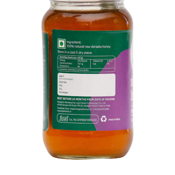 Nilgiri Honey | (Multi Floral ) - Unprocessed – Last Forest – 500gm