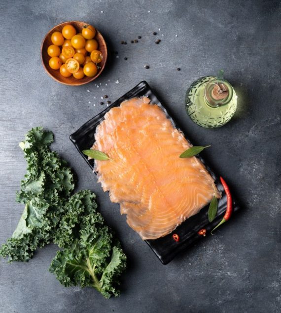 Norwegian Smoked Salmon - Ready To Eat, Vacuum Pack, Rich In Omega-3 & Zero Trans Fat - Big Sams - 200gm