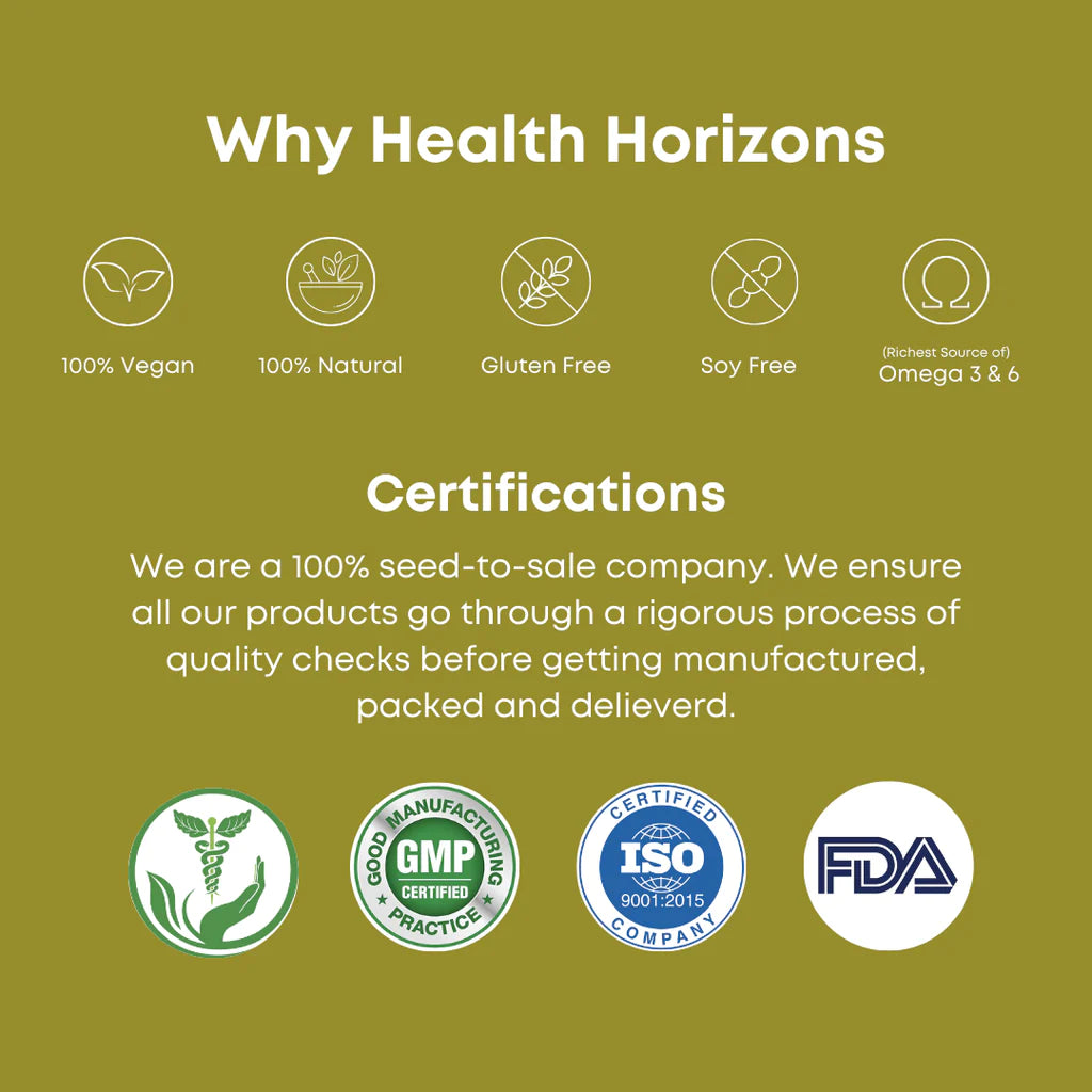 Nurture | Shatavari & Hemp Blend - Edible Powder Mix - For Hormonal Balance - Natural - Vegan, Gluten Free, Soy Free & No Additives - Health Horizon - 120gm