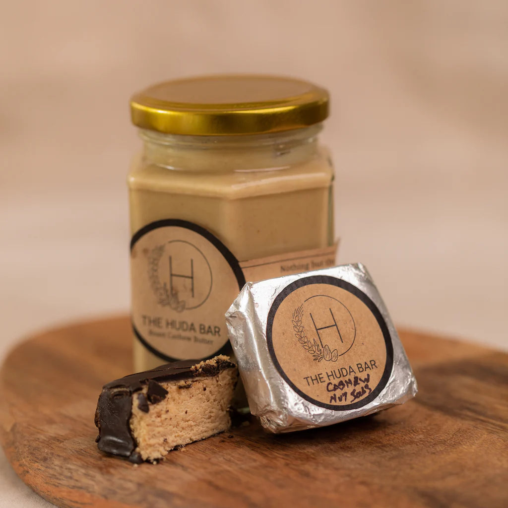 Bar | Nutjobs - Cashew Bar (Made With Certified Organic Nuts) - Vegan & Gluten Free, Dairy, Honey Free, High In Protein & No Added Sugar - Tthe Huda Bar - 40gm