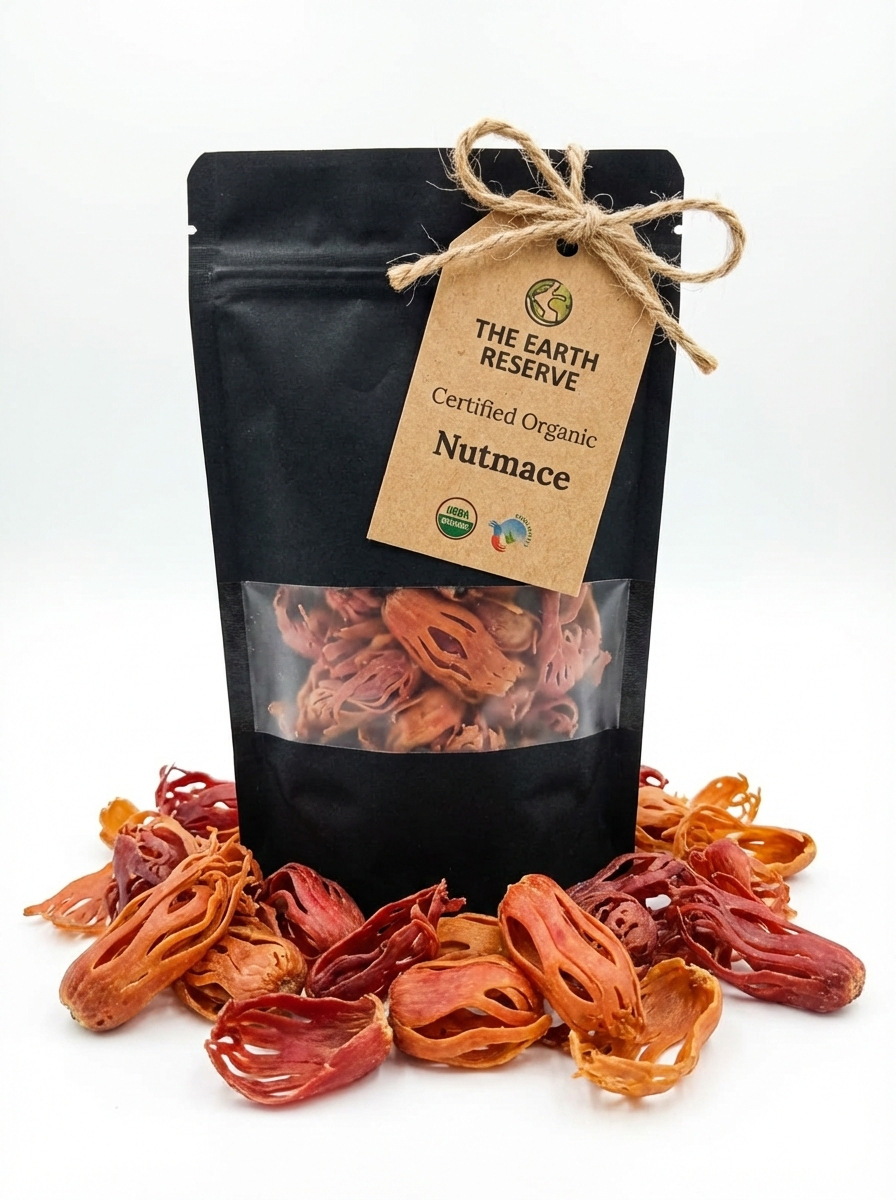 Nutmace | Certified Organic -No Added Preservatives And No Pesticides - The Earth Reserve - 25gm