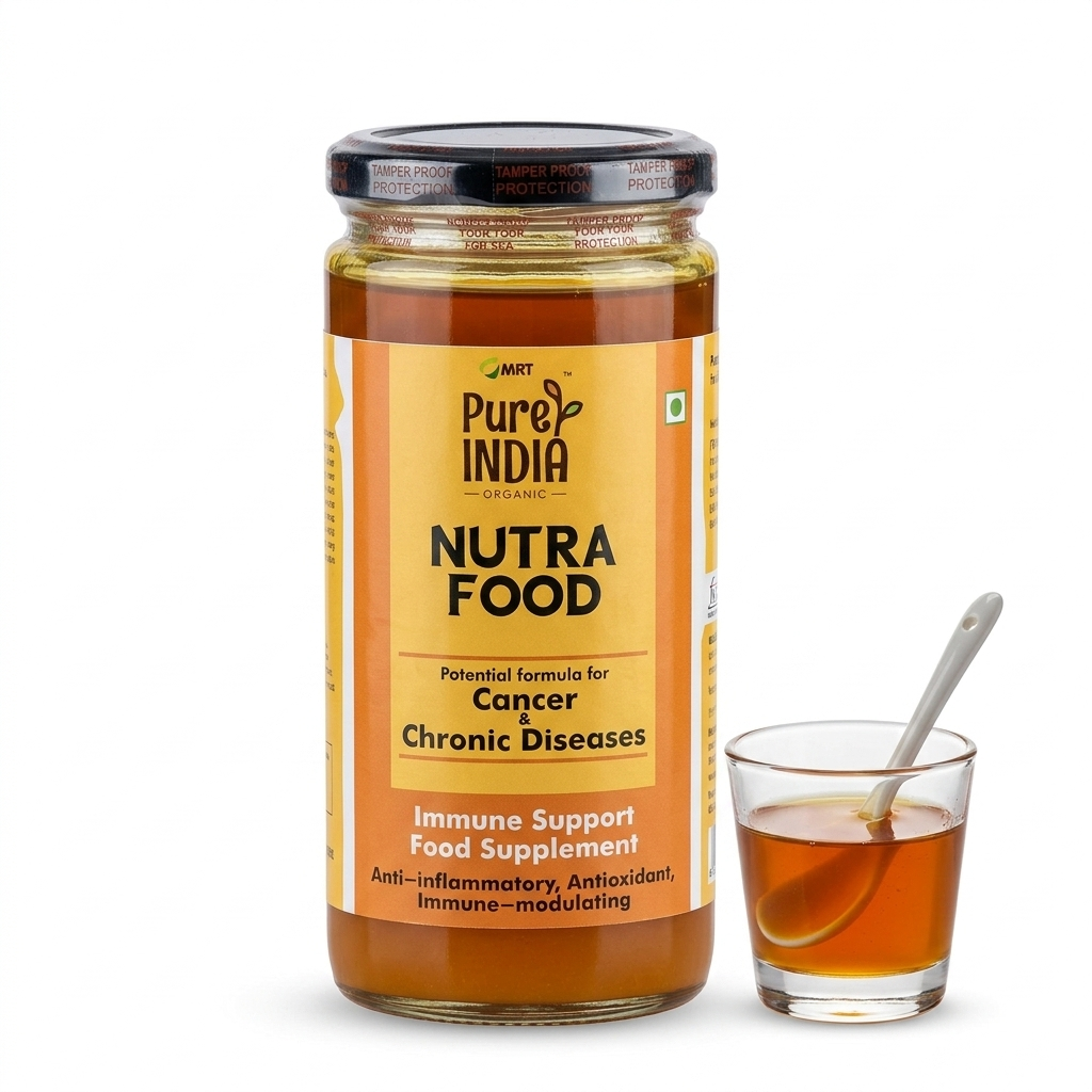 Nutra Food | Gluten Free -Immune Support Food Supplement- Cancer & Chronic Disease Food -ZERO GI, GMO FREE - Mrt Organic - 350ml