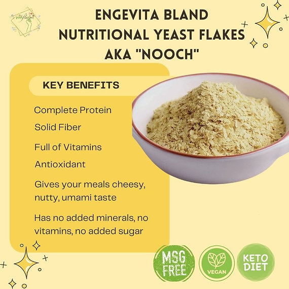 Yeast | Nutritional Yeast Flakes - Grater Than Cheese - Non Synthetic - Non Fortified - Vegan, Gluten Free, No Added Sodium, GMO Free, Preservatives Free, Dairy Free & No MSG – Posh Flavor – 200gm