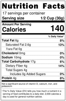 Muesli | Oats And Amaranth Muesli - Vegan, Gluten Free & Dairy Free - The Nibble Box - 500gm