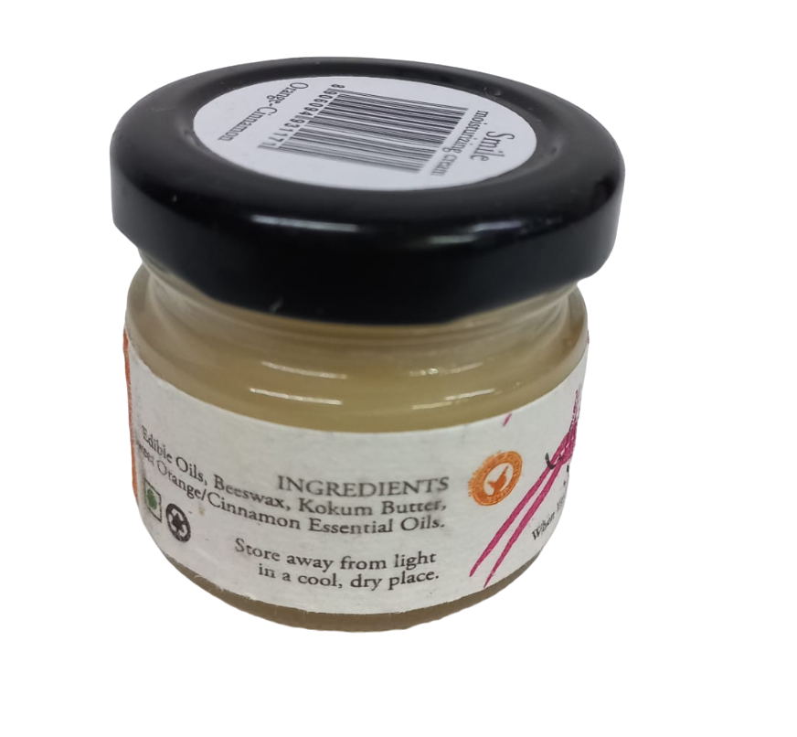 Lip Balm | Smile - Orange & Cinnamon - Wild Ideas - 15gm