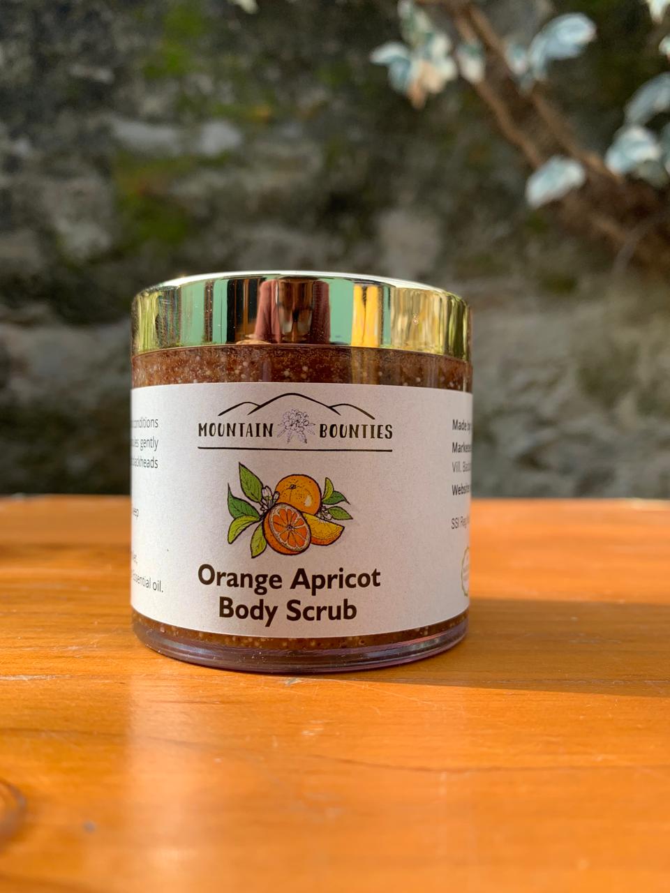 Body Scrub | Orange Body Scrub - Mountain Bounties - 100gm