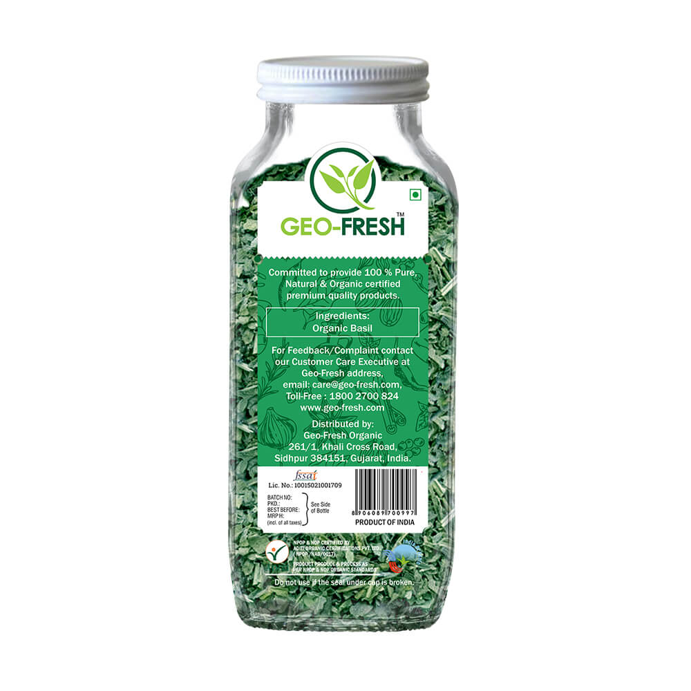 Basil | USDA Organic - Geo Fresh - 70gm