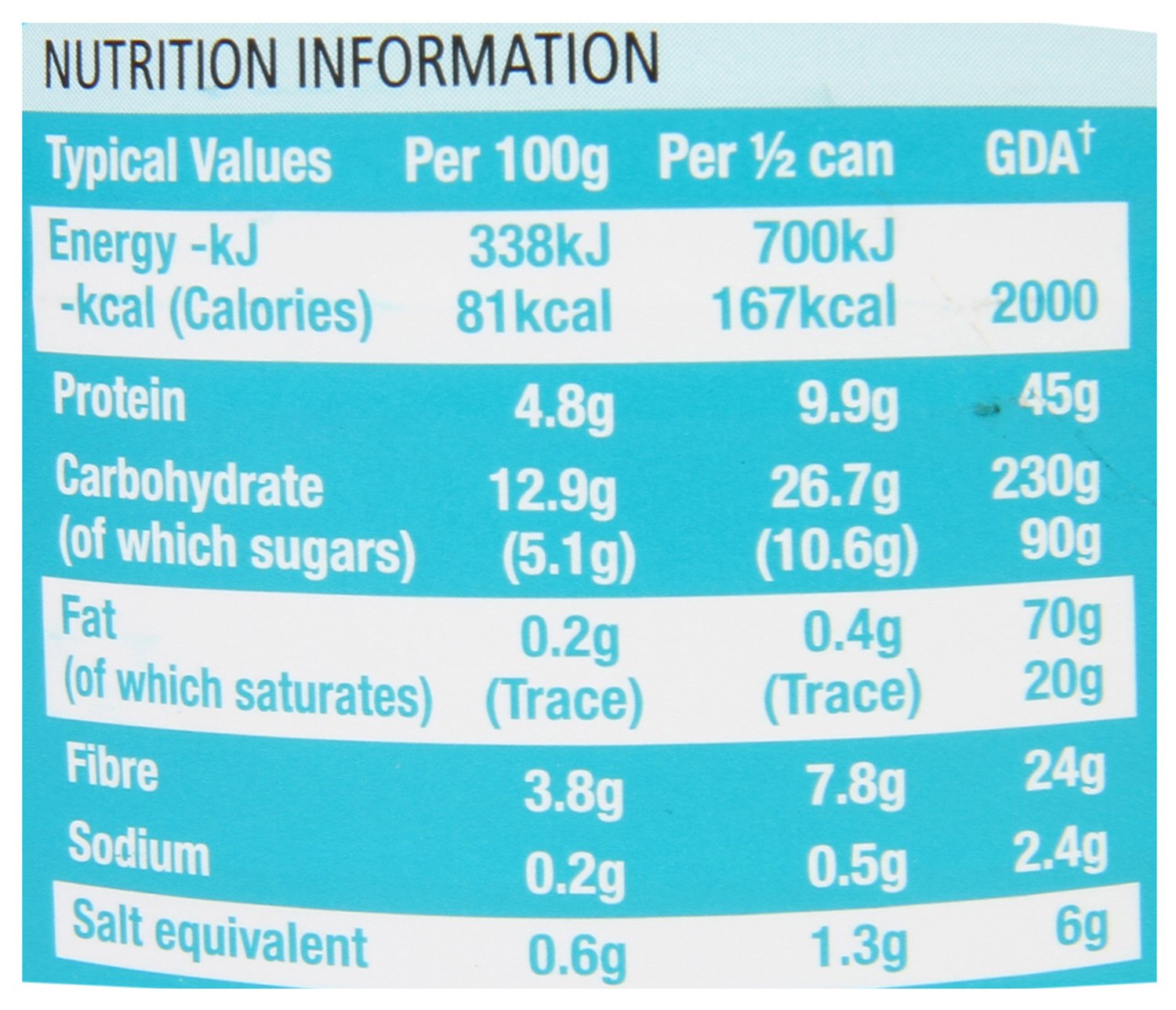 Organic Beans - High In Protein - Heinz - 415gm