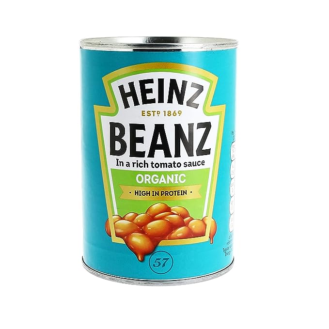 Organic Beans - High In Protein - Heinz - 415gm