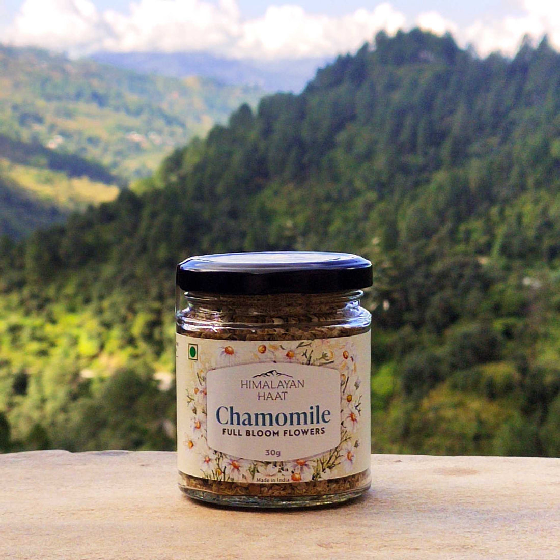 Organic Chamomile Flowers Tea - Himalayan Haat- 30gm