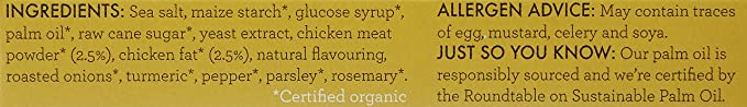 Chicken Stock Cubes | Organic - Vegan, Gluten Free & Lactose Free – Kallo Organic – 8 Cubes
