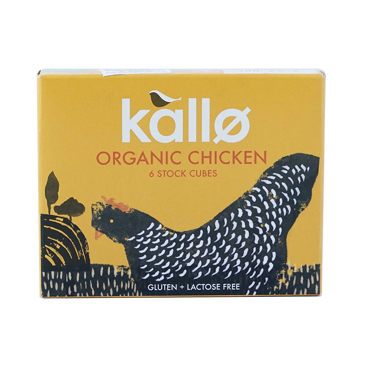 Chicken Stock Cubes | Organic - Vegan, Gluten Free & Lactose Free – Kallo Organic – 8 Cubes