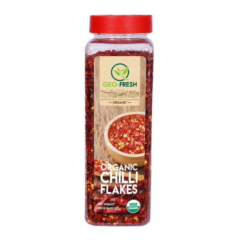 Chilli Flakes - Geo-Fresh Organic - 140gm