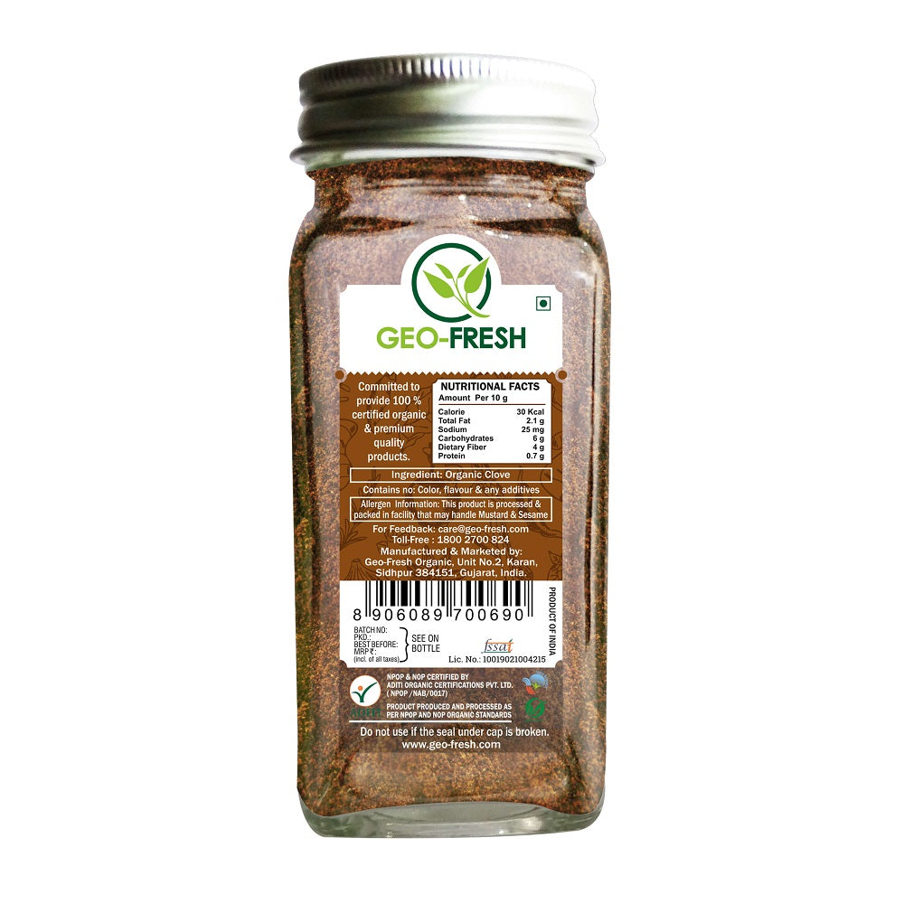 Clove Powder | USDA Organic - Geo Fresh - 45gm