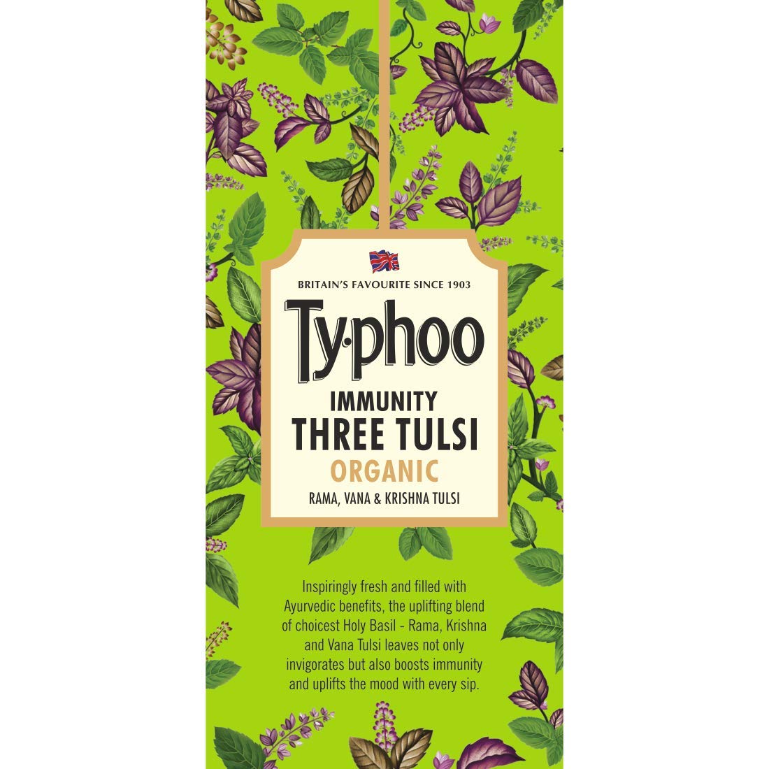 Organic Immunity Three Tulsi – Typhoo – 20Tea Bags