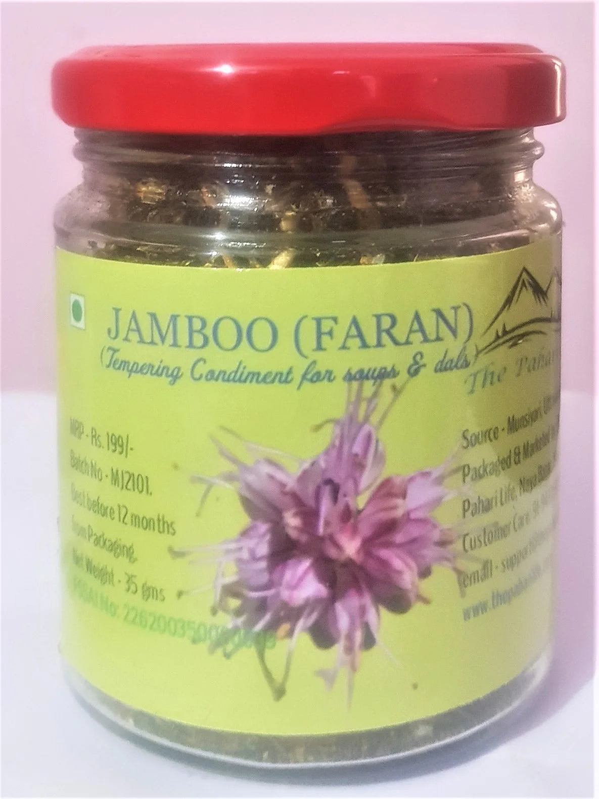 Jamboo | Faran - Tempering Condiment For Soups & Dals - The Pahri Life - 40gm