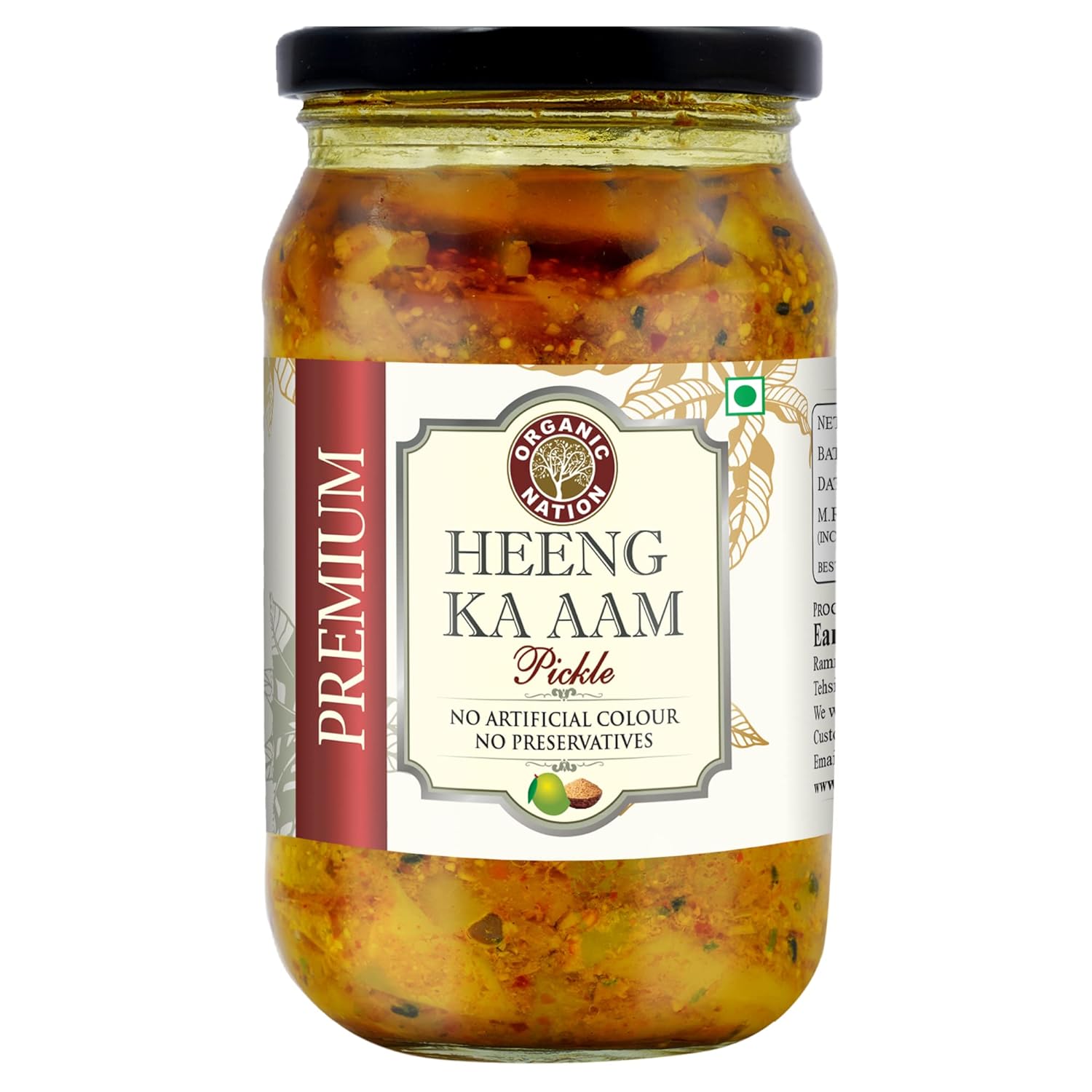 Heeng Ka Aam Pickle - Organic Nation - 400gm