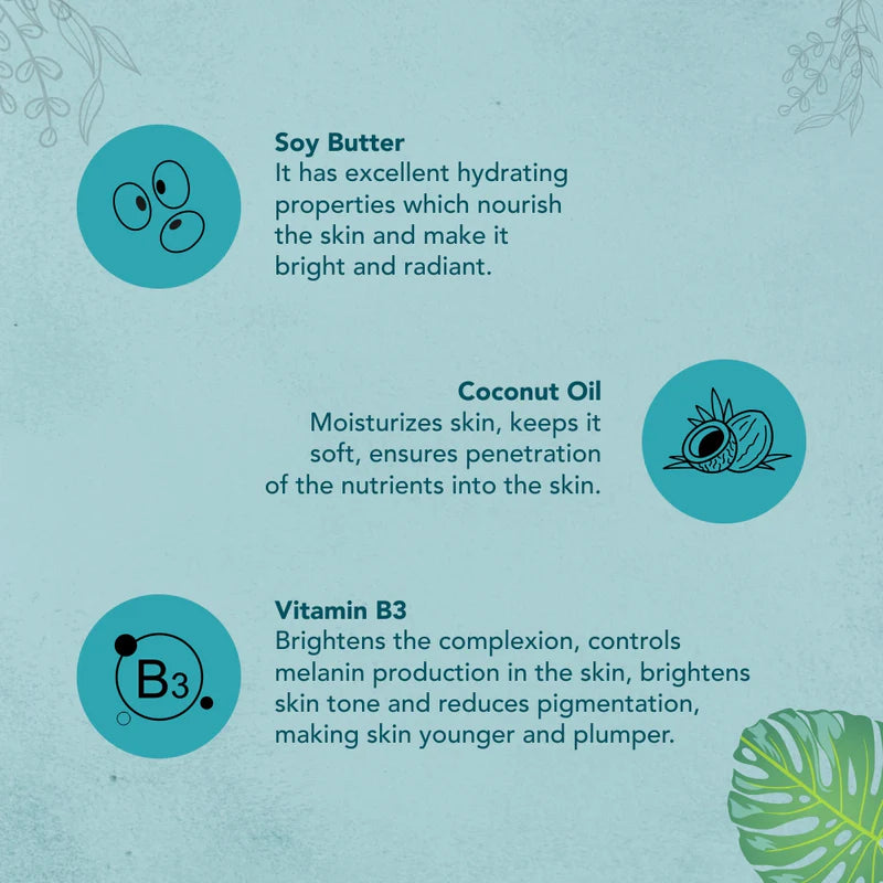 Skin Brightening Face Cream - Azafran Organics - 50gm