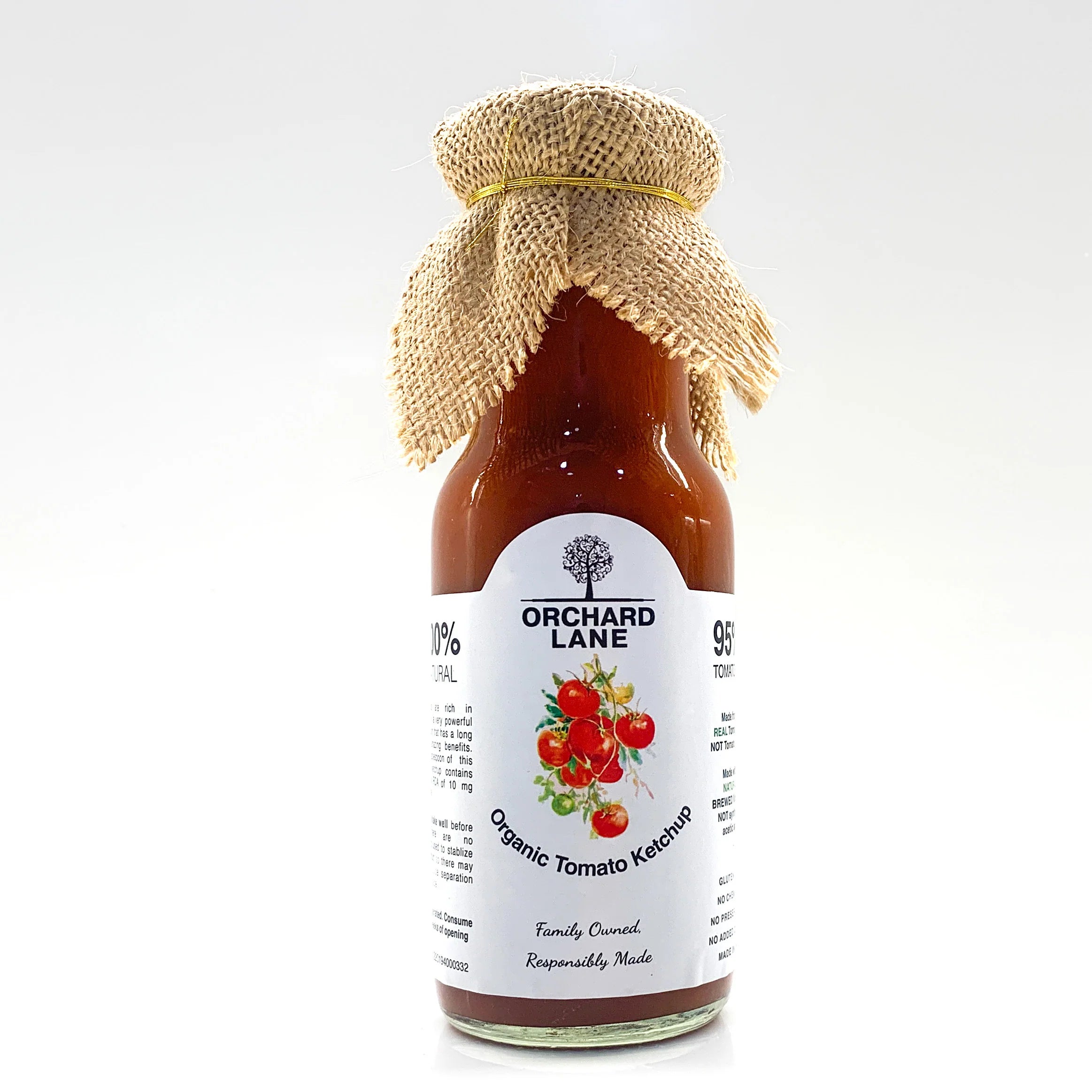 Tomato Ketchup | Organic - Gluten Free, No Added Chemicals, Preservatives & No Added Colours - Orchard Lane – 230gm