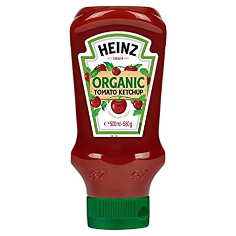 Organic Tomato Ketchup Sauce - Heinz - 580gm