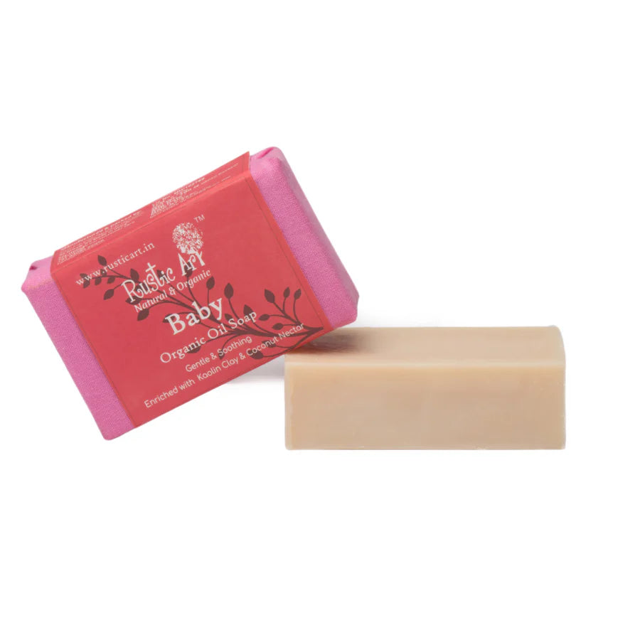 Soap | Organic Baby Soap – Rustic Art – 100gm