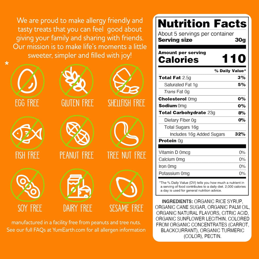 Chewys | Organic Chewys Fruit Flavor Chewys - USDA Organic - Vegan, Gluten Free, Non GMO & No High Fructose Corn Syrup Or No Artificial Dyes - Yum Earth - 143gm