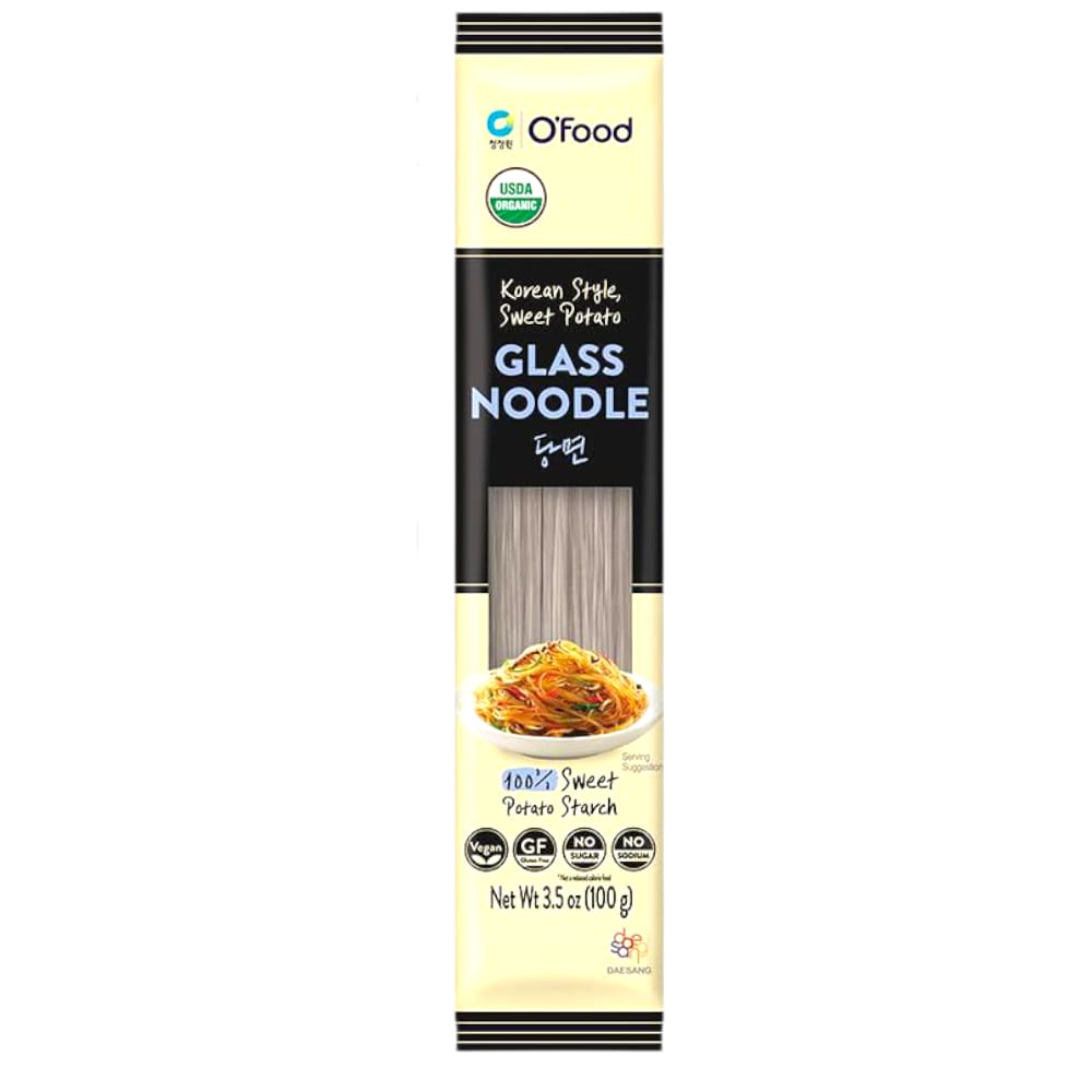 Noodles | Organic Glass Noodles - 100% Sweet Potato Starch - Vegan, Gluten Free, No Sugar & No Sodium - O&